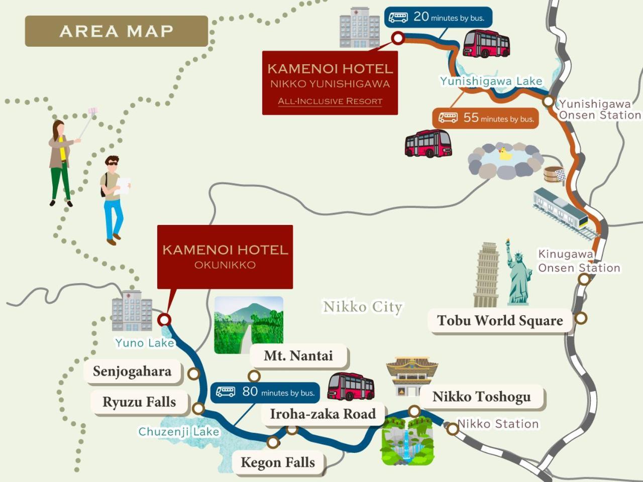 Kamenoi Hotel Nikko Yunishigawa All-Inclusive Resort Exteriör bild